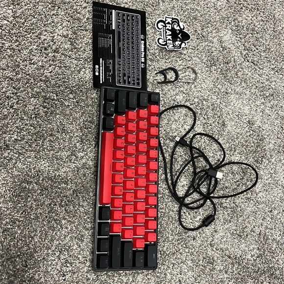 COPY - BRED EDITION - Kraken Pro 60% Mechanical Keyboard - Picture 7 of 7